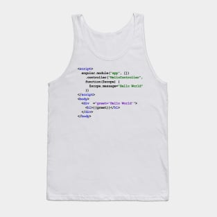 AngularJS New Baby Tank Top